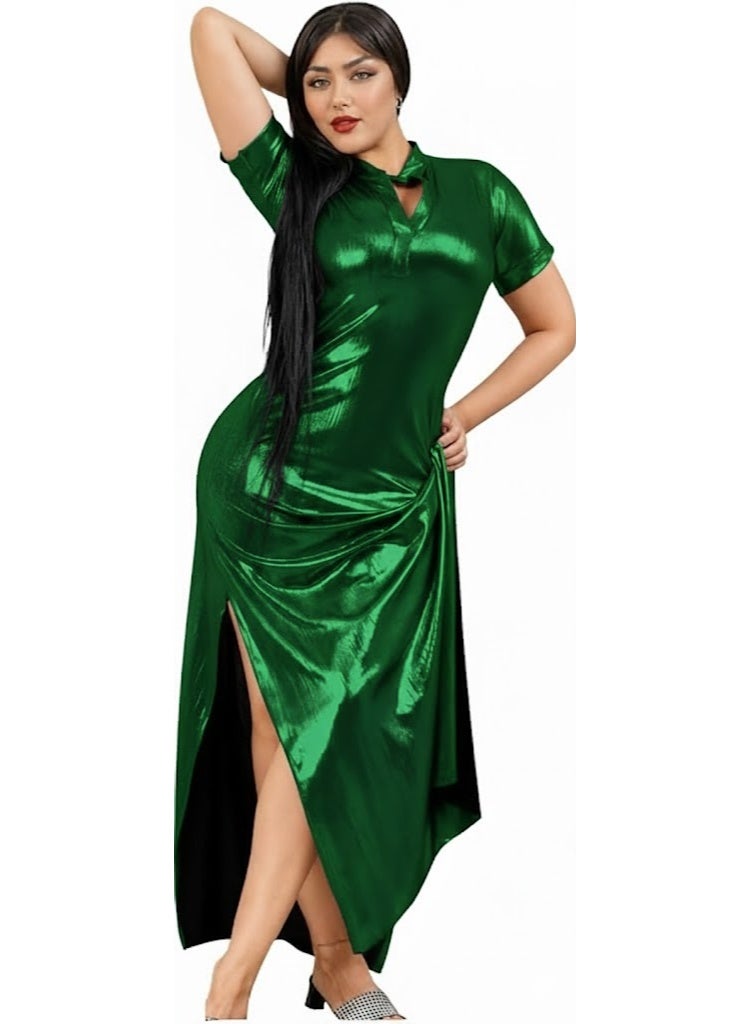 Women's belly dancing jalabiya, one size fits most, elegant jalabiya - Image 1